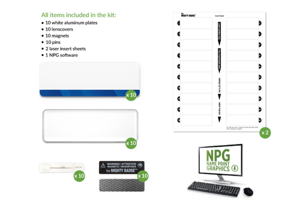 Comfort Inn 10 Unit Reusable Name Badge Kit