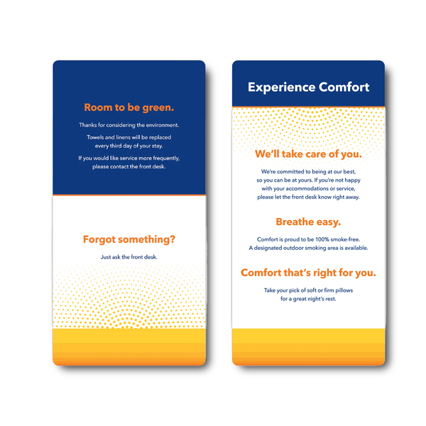Comfort Inn Comfort - All in One Experience Cards