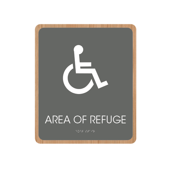 Comfort Inn Area of Refuge Sign