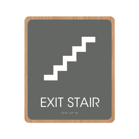 Comfort Inn Exit Stairs Sign
