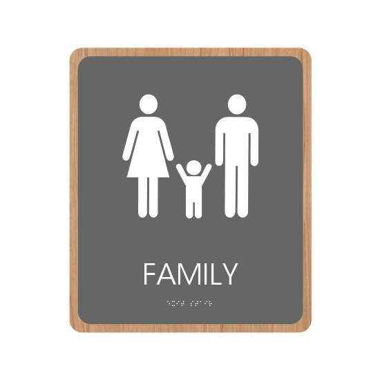Comfort Inn Family Restroom Sign