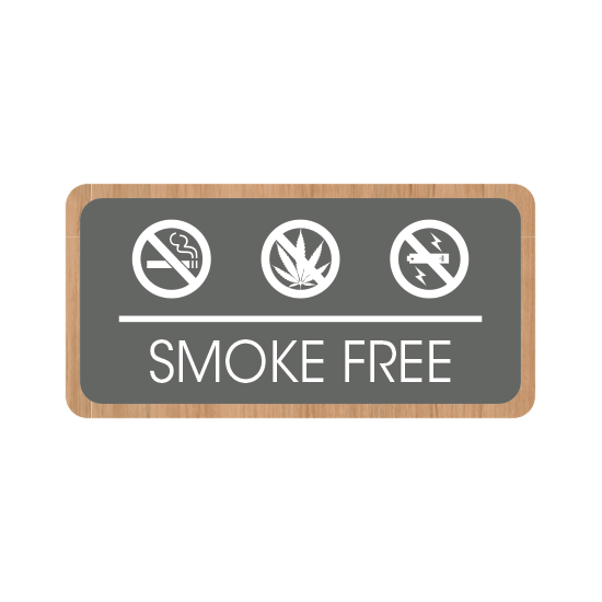 Comfort Inn Breathe Easy Smoke Free Sign