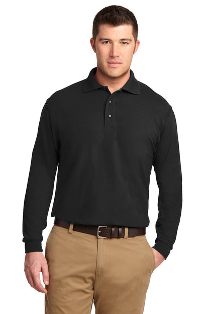 Men's Silk Touch Long Sleeve Polo