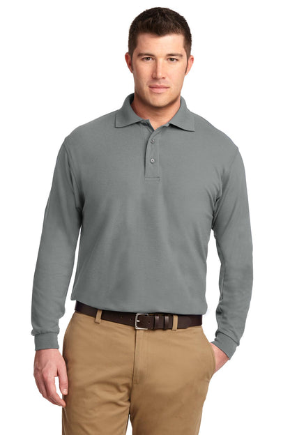 Men's Silk Touch Long Sleeve Polo