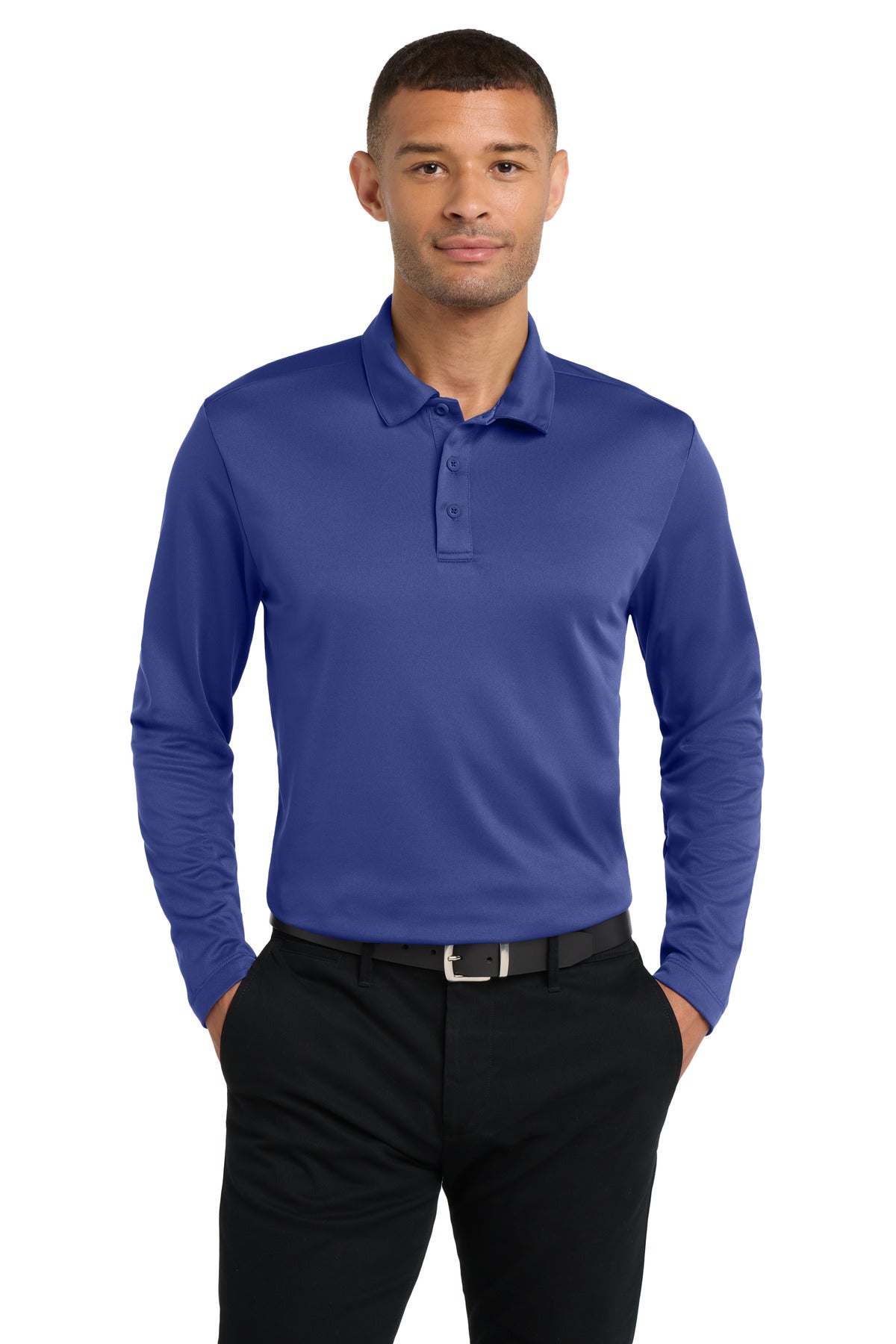 Men's Performance Polo - Long Sleeve