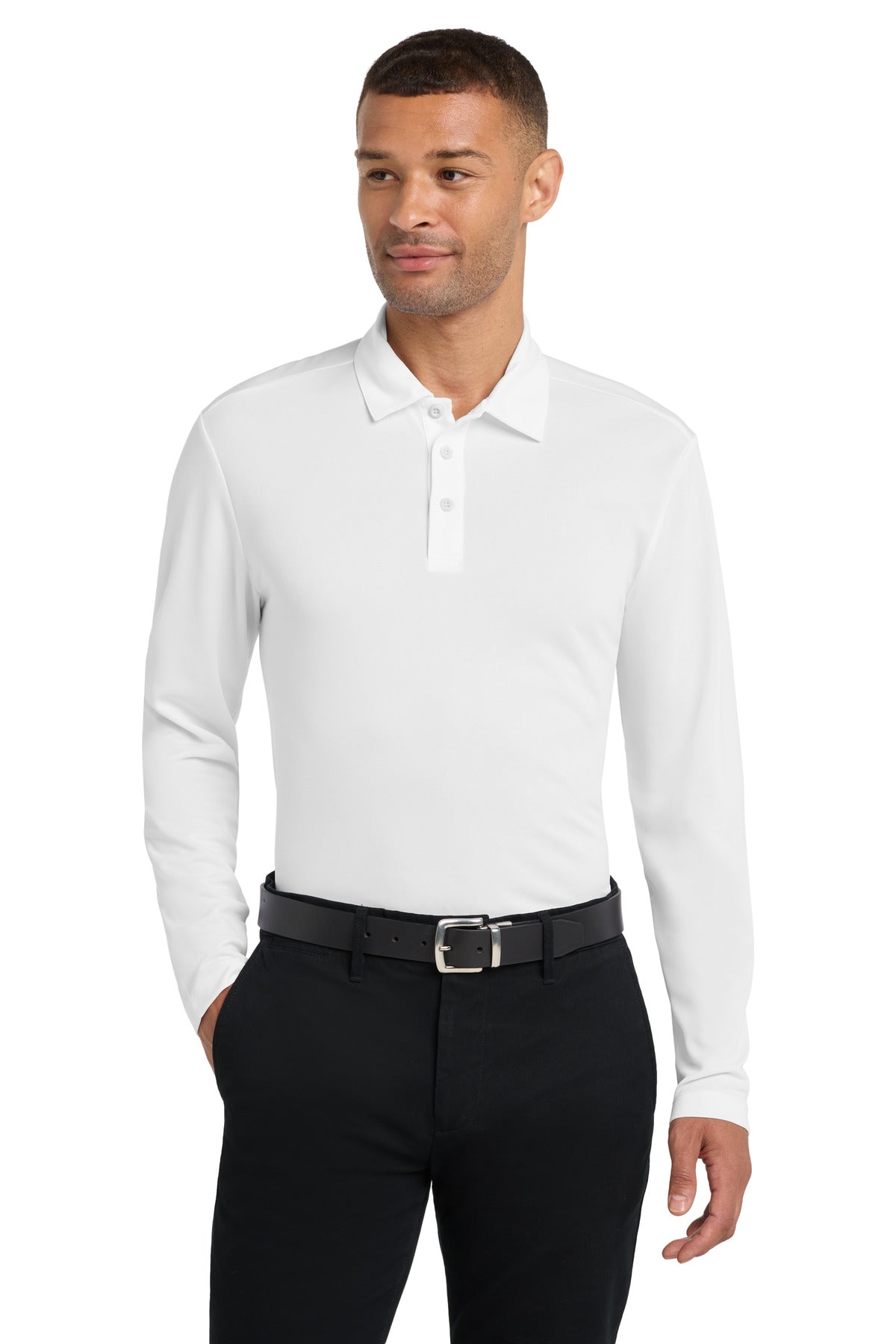 Men's Performance Polo - Long Sleeve