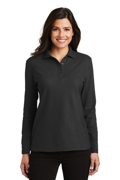 Ladies' Silk Touch Polo - Long Sleeve
