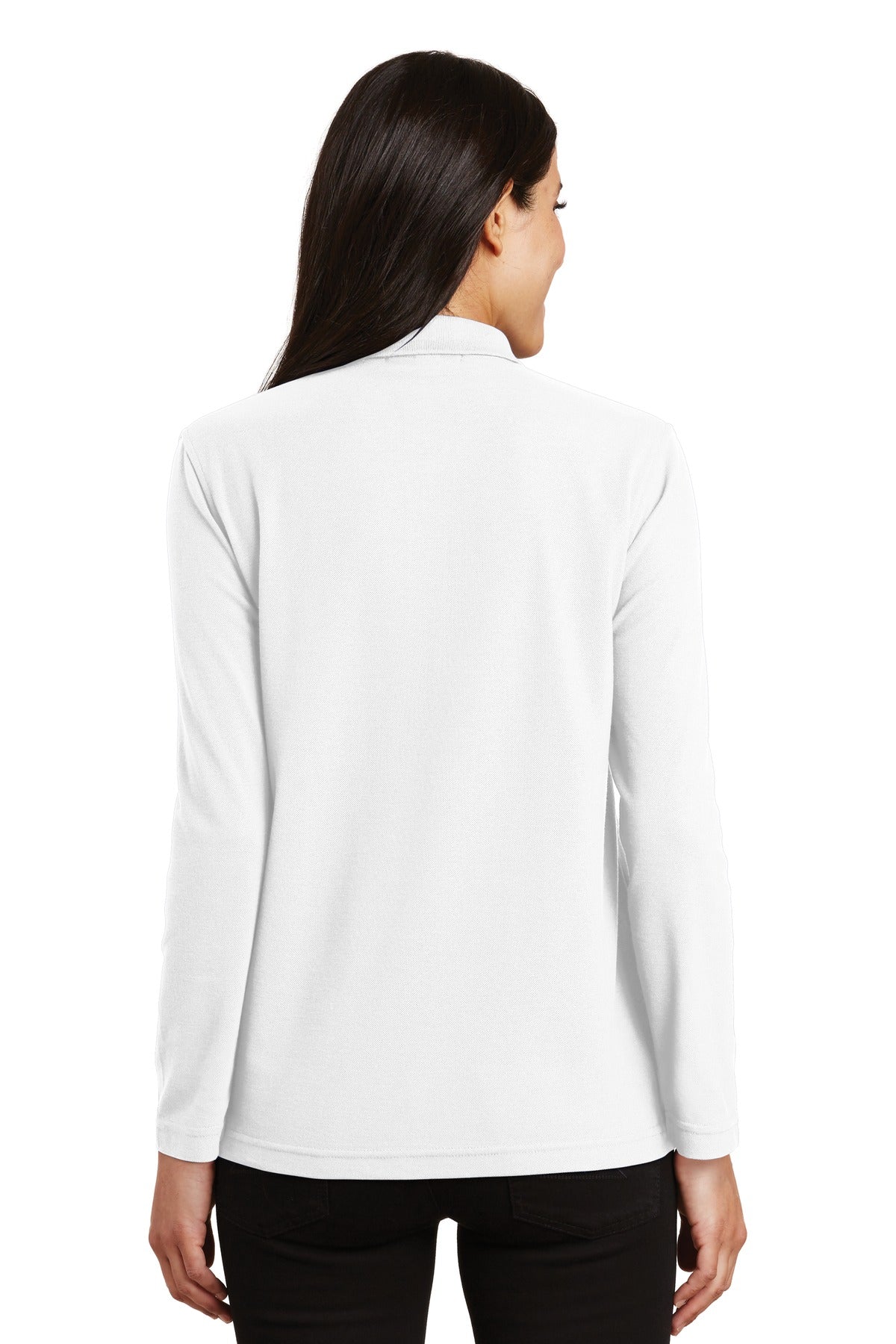 Ladies' Silk Touch Polo - Long Sleeve
