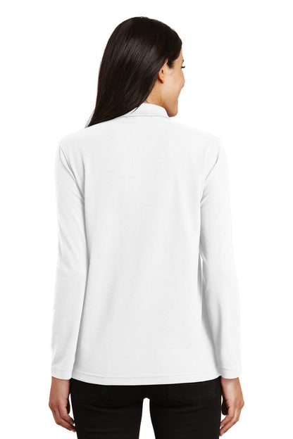 Ladies' Silk Touch Polo - Long Sleeve