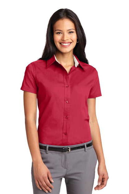 Ladies' Easy Care Oxford - Short Sleeve