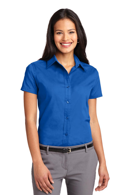 Ladies' Easy Care Oxford - Short Sleeve