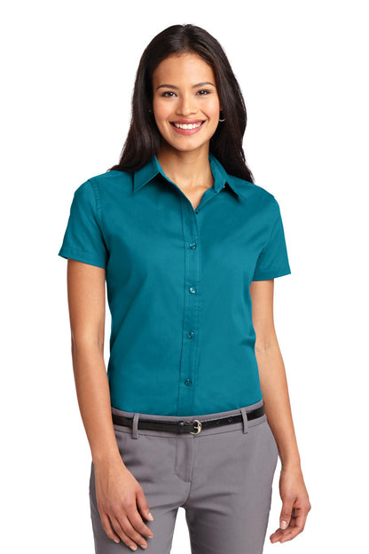 Ladies' Easy Care Oxford - Short Sleeve