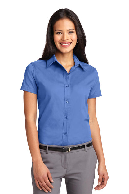 Ladies' Easy Care Oxford - Short Sleeve