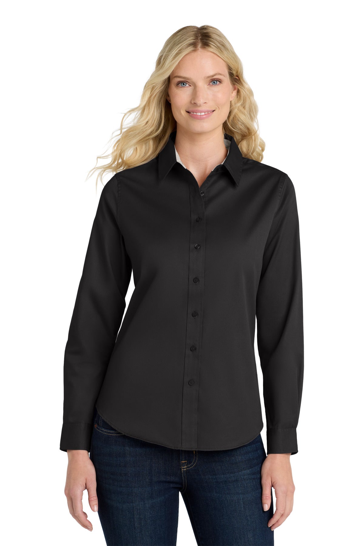 Ladies' Easy Care Oxford - Long Sleeve