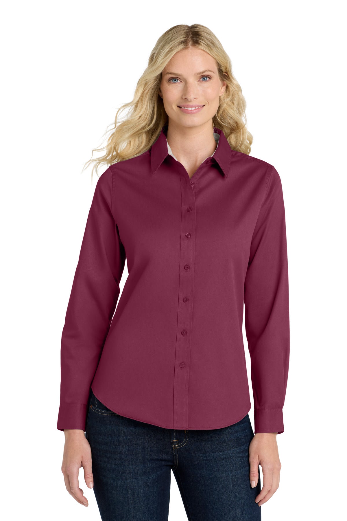 Ladies' Easy Care Oxford - Long Sleeve