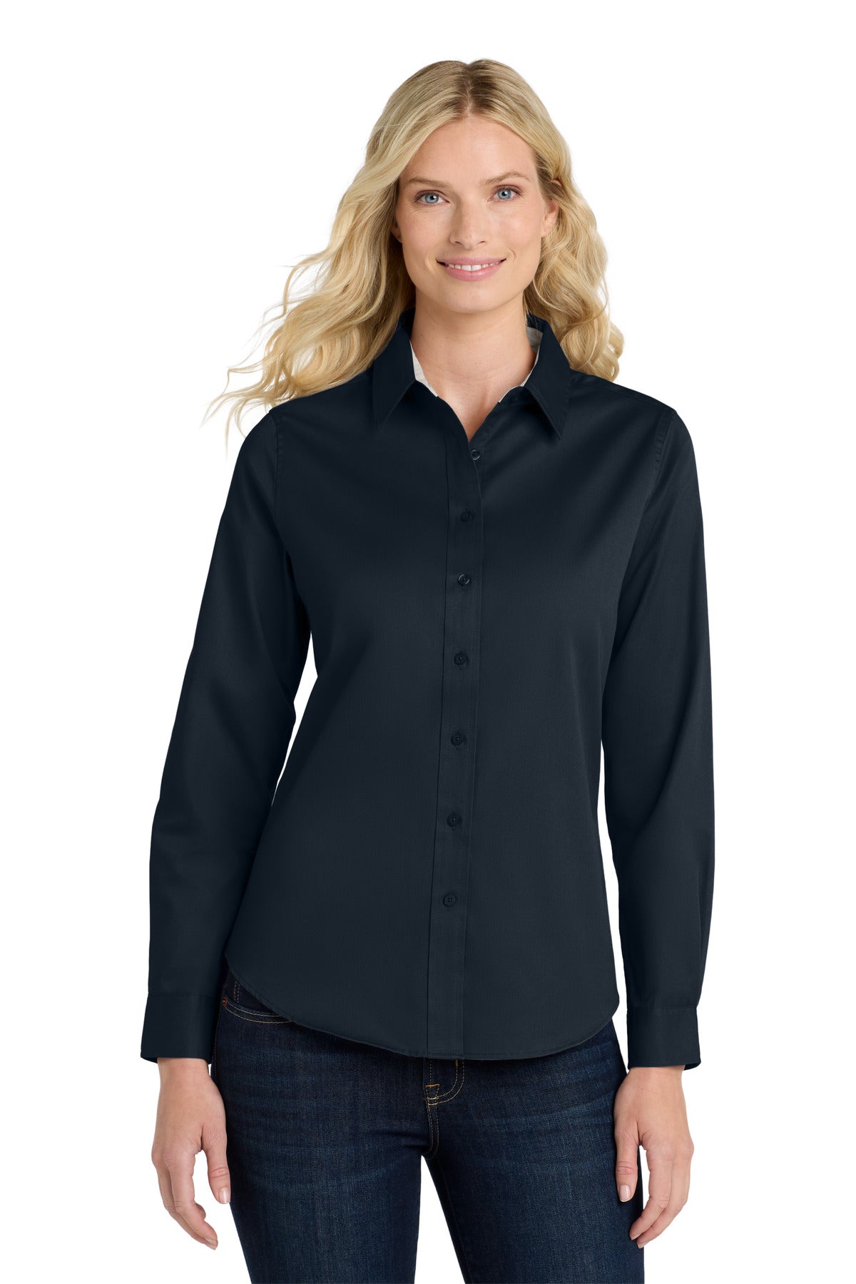 Ladies' Easy Care Oxford - Long Sleeve