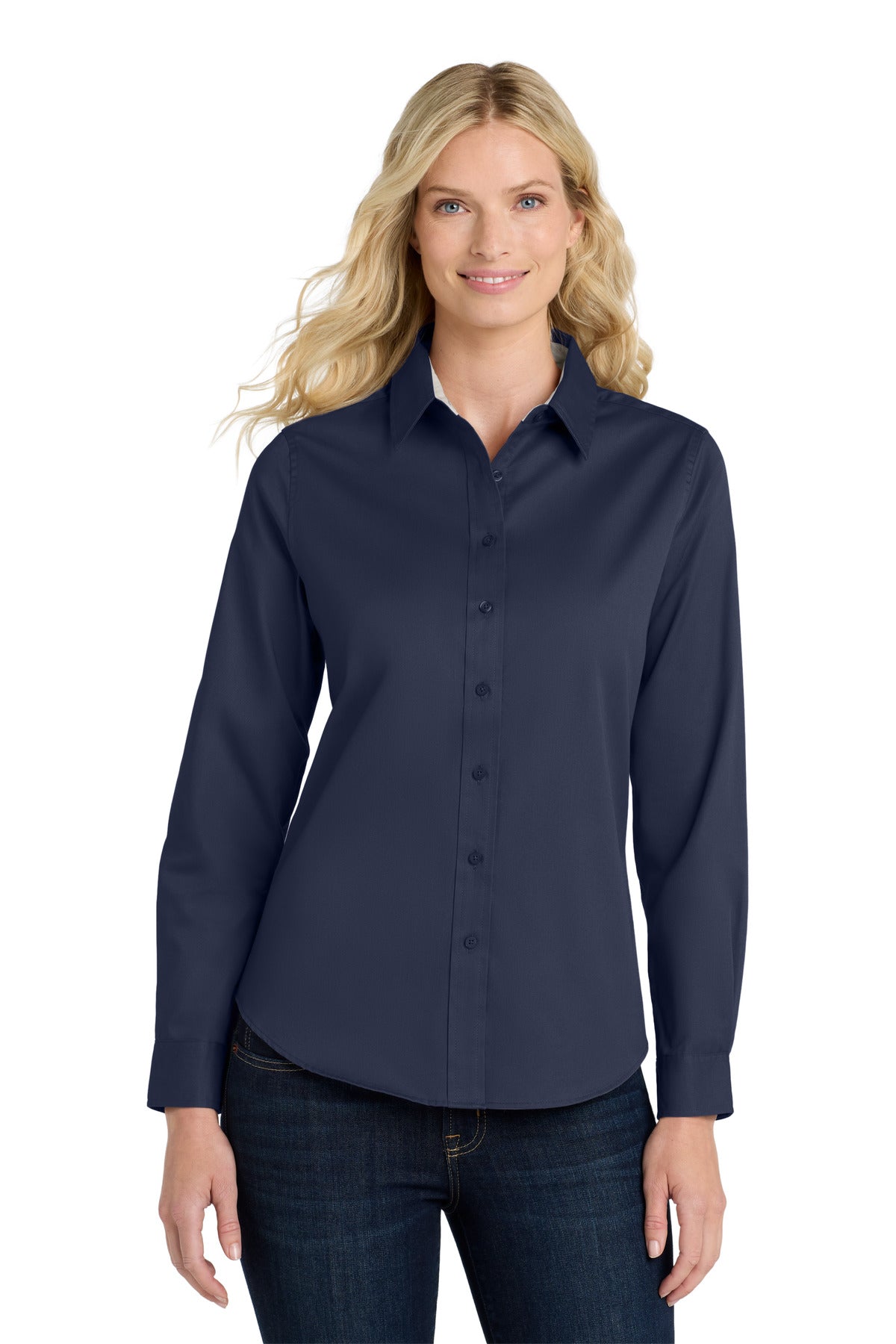 Ladies' Easy Care Oxford - Long Sleeve