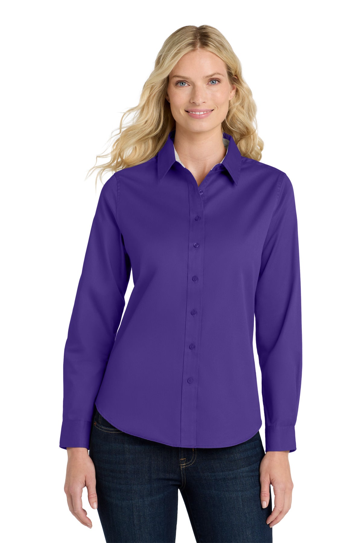 Ladies' Easy Care Oxford - Long Sleeve
