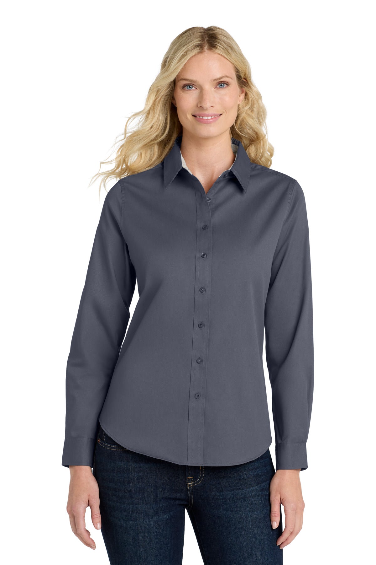 Ladies' Easy Care Oxford - Long Sleeve