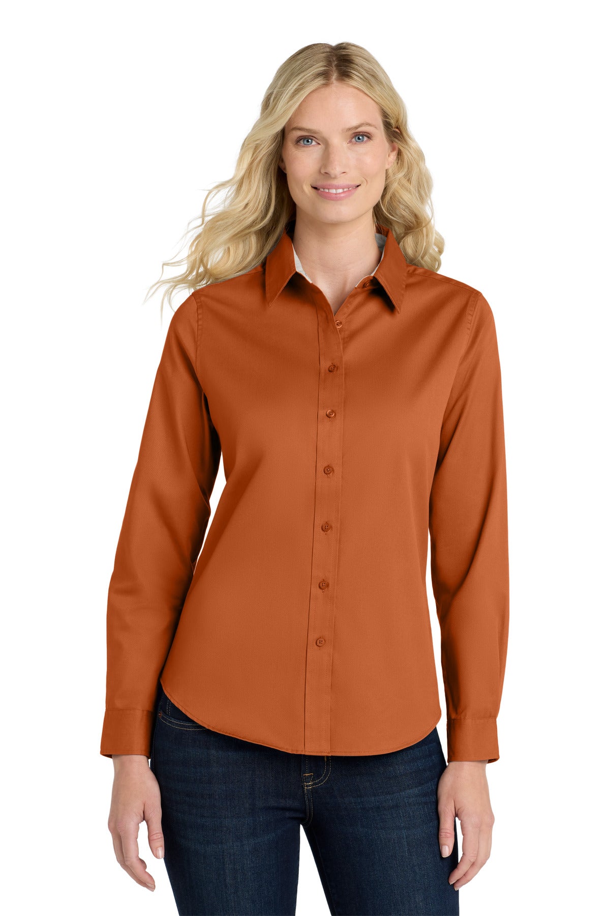 Ladies' Easy Care Oxford - Long Sleeve