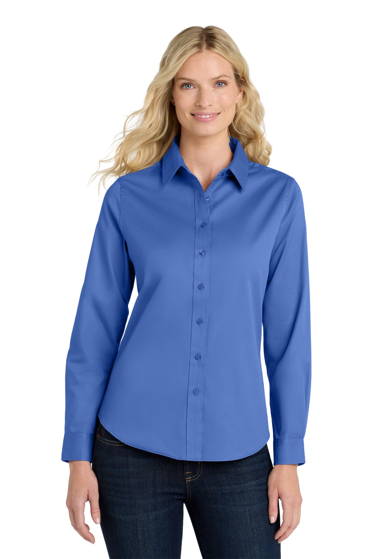 Ladies' Easy Care Oxford - Long Sleeve