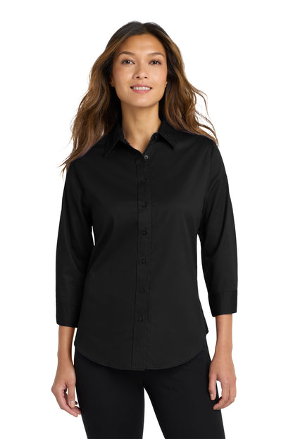 Ladies' Easy Care Oxford - 3/4 Sleeve