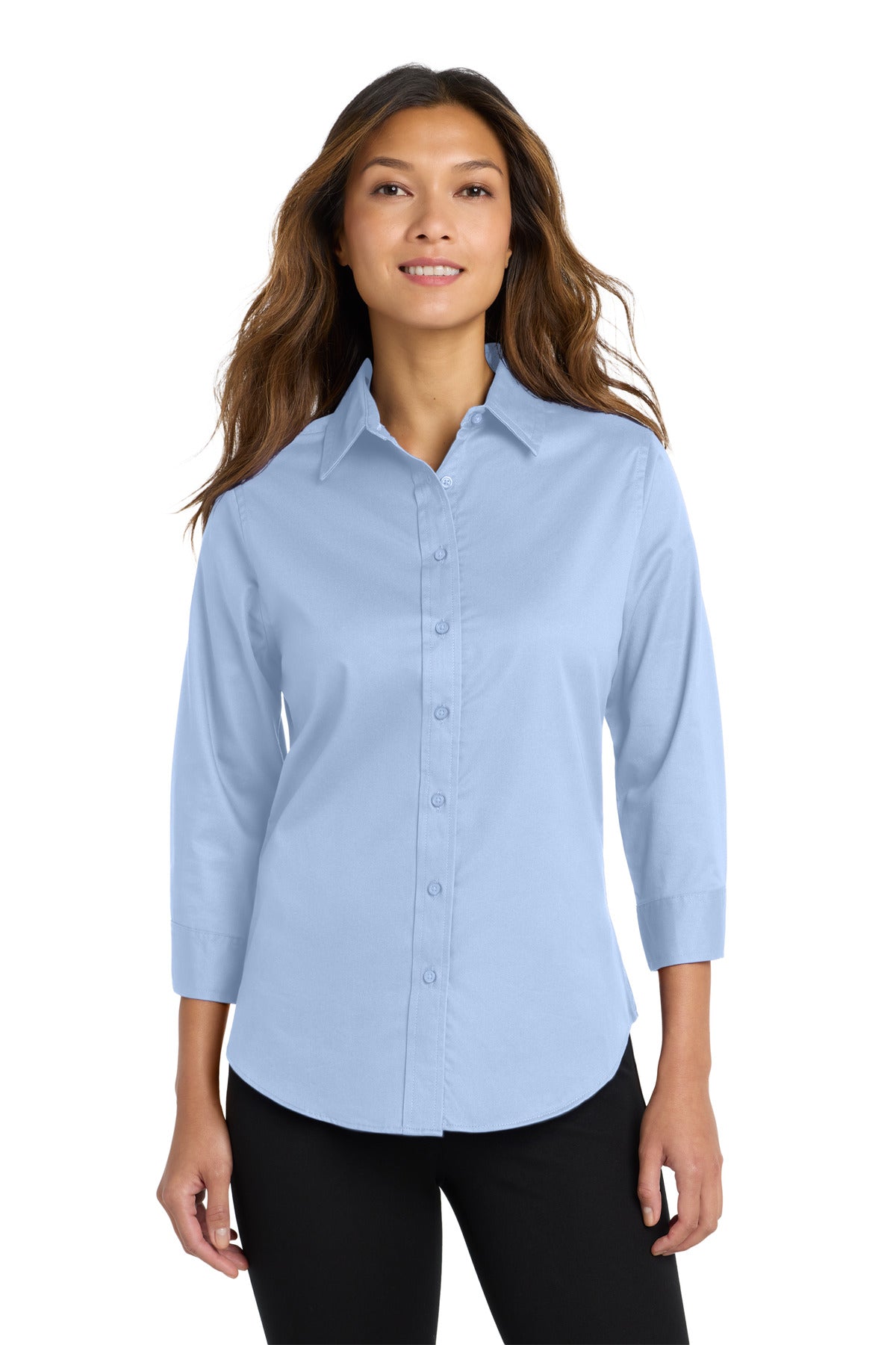 Ladies' Easy Care Oxford - 3/4 Sleeve