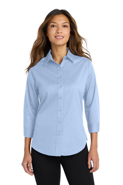 Ladies' Easy Care Oxford - 3/4 Sleeve