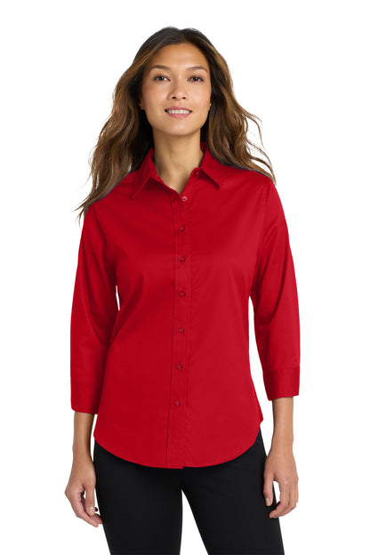 Ladies' Easy Care Oxford - 3/4 Sleeve