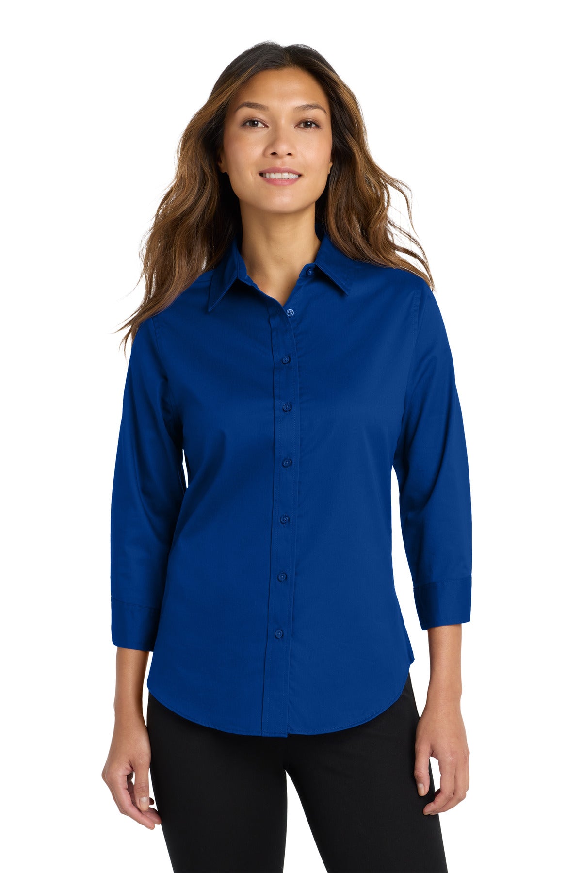 Ladies' Easy Care Oxford - 3/4 Sleeve