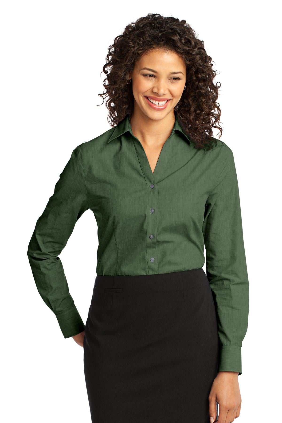Ladies' Crosshatch Dress Shirt