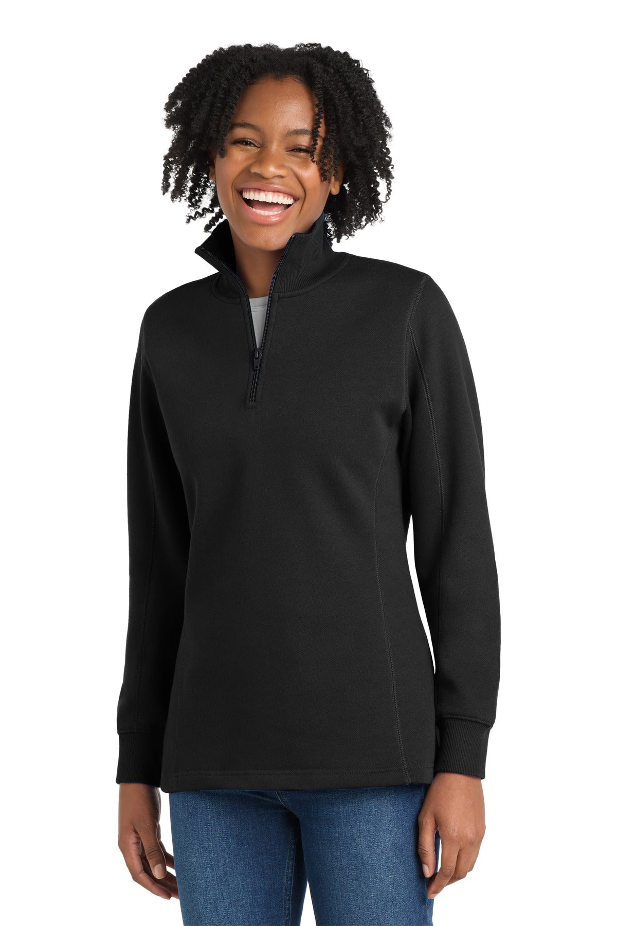 Ladies' 1/4-Zip Sweatshirt