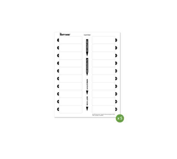 Comfort Inn Medium Insert Sheets for Laser (5-Sheet Pack, 100 Inserts)