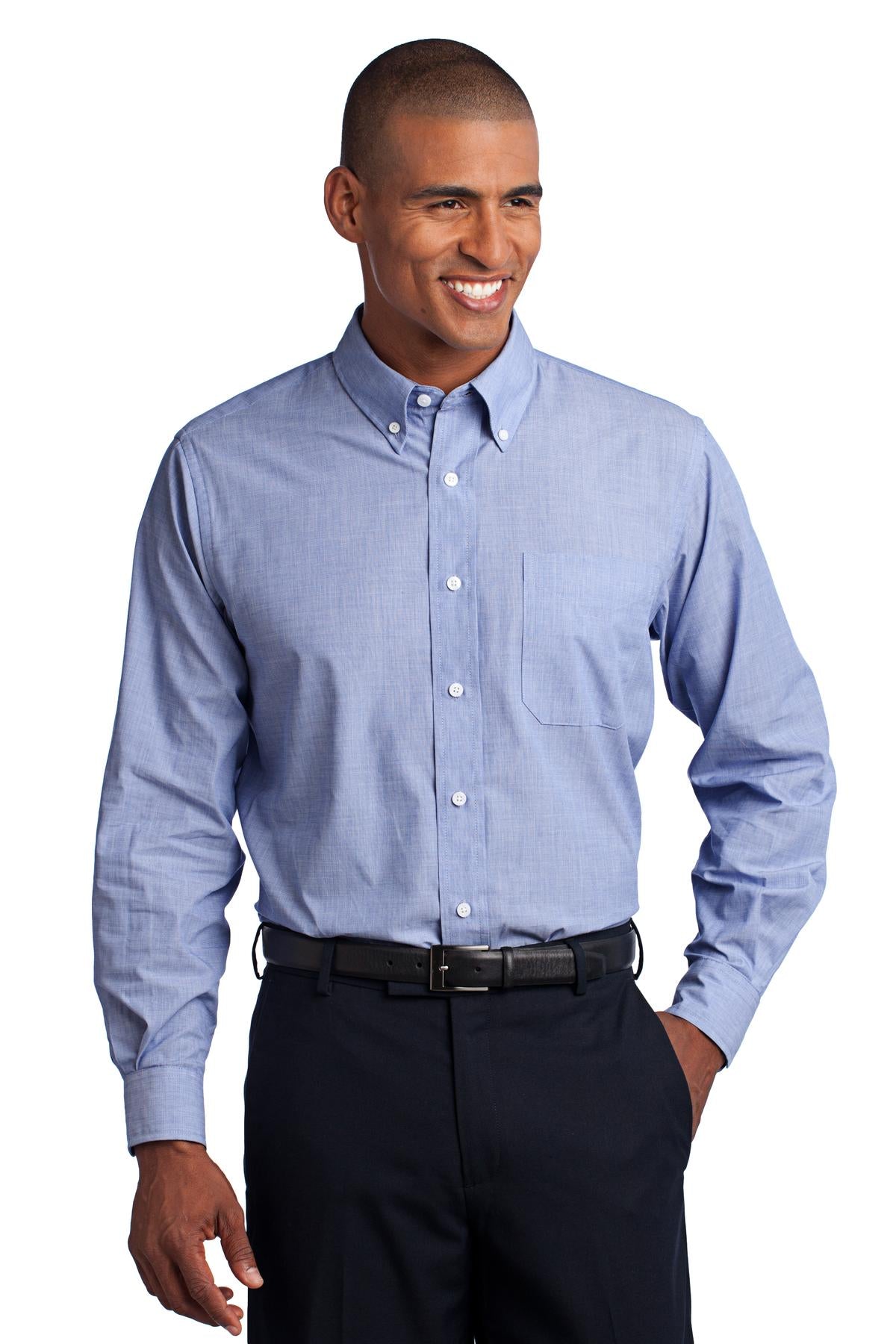 Men's Crosshatch Dress Shirt