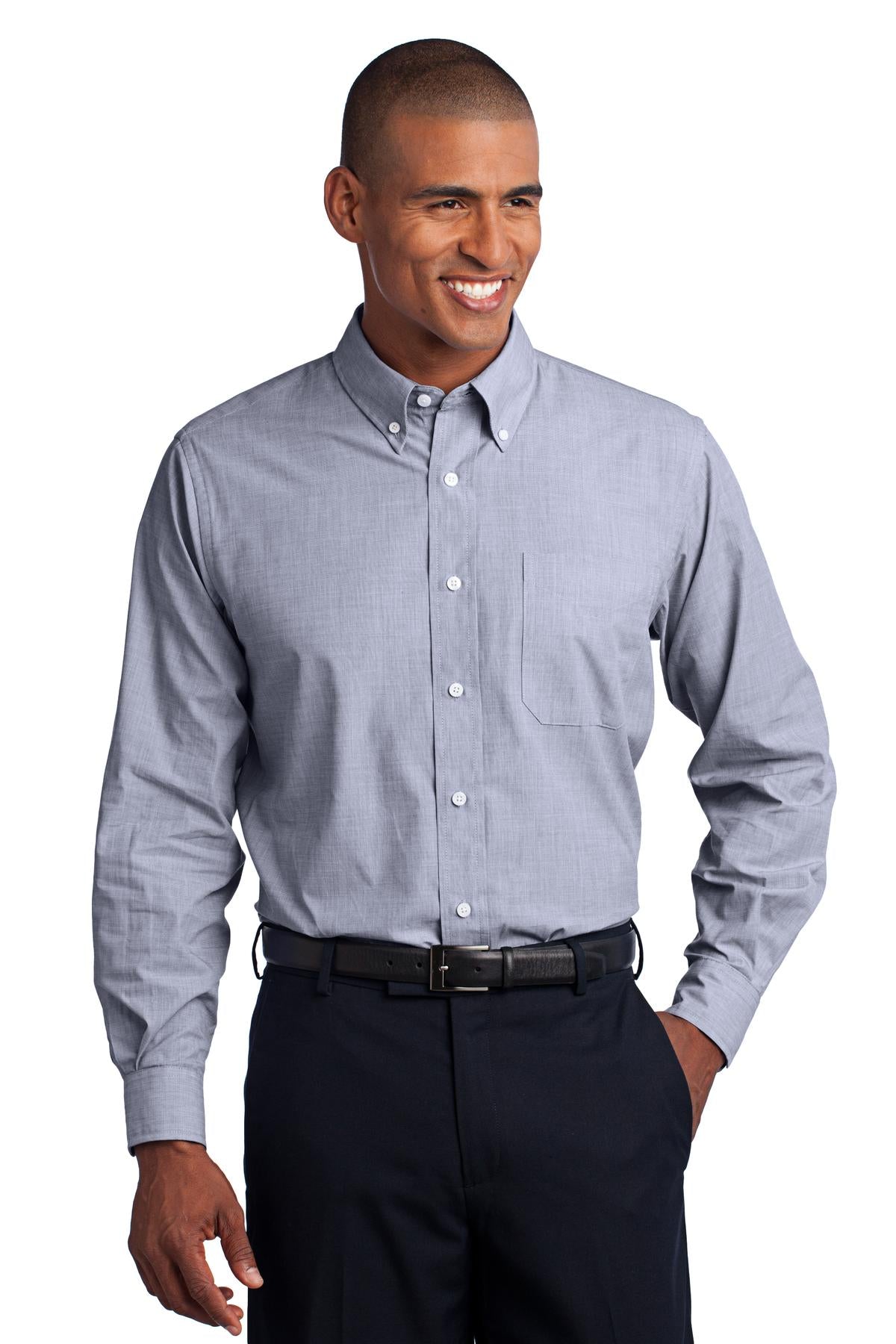 Men's Crosshatch Dress Shirt