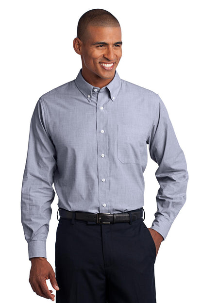 Men's Crosshatch Dress Shirt
