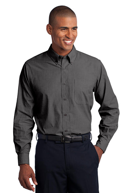 Men's Crosshatch Dress Shirt