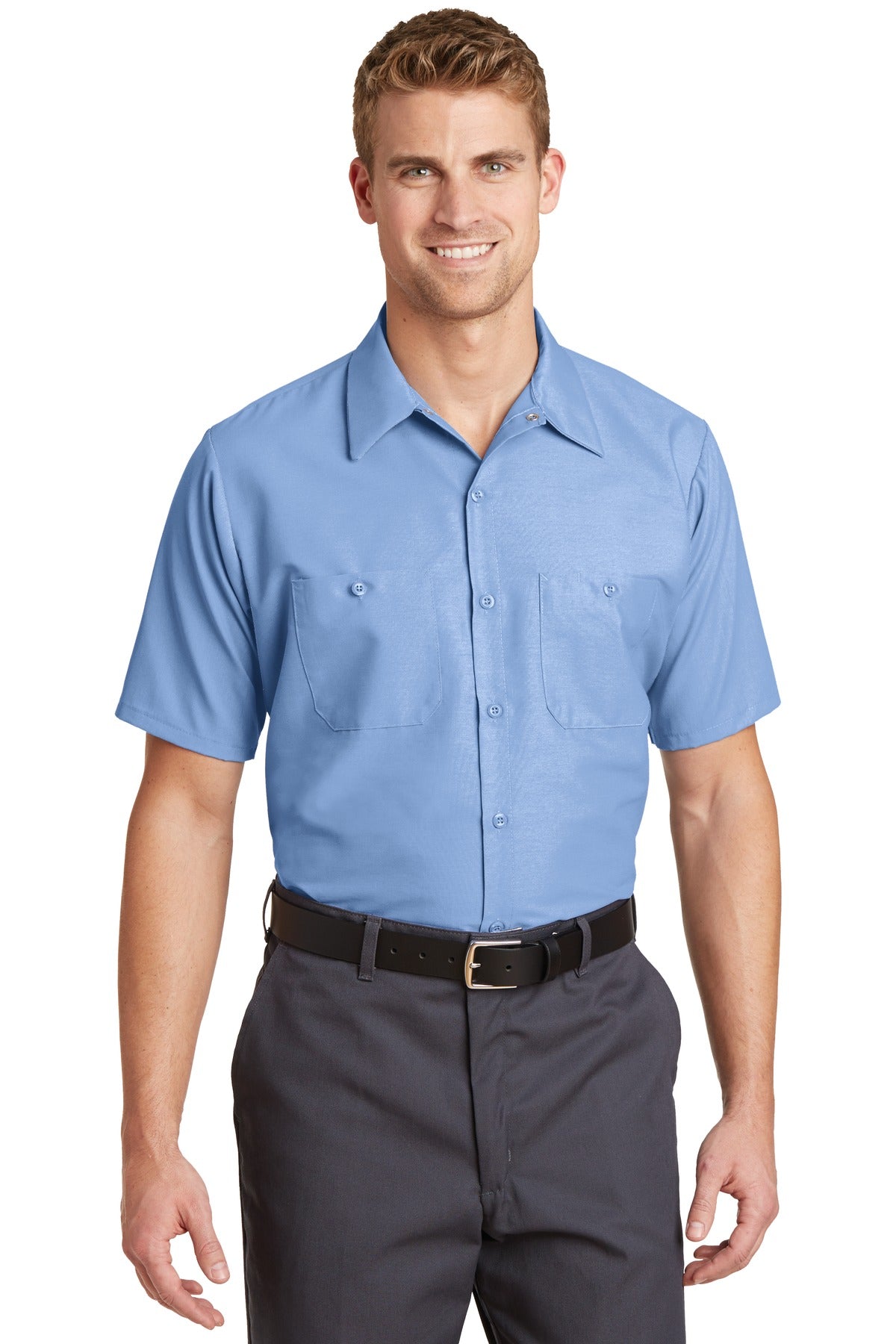 Men's Work Shirt Short Sleeve
