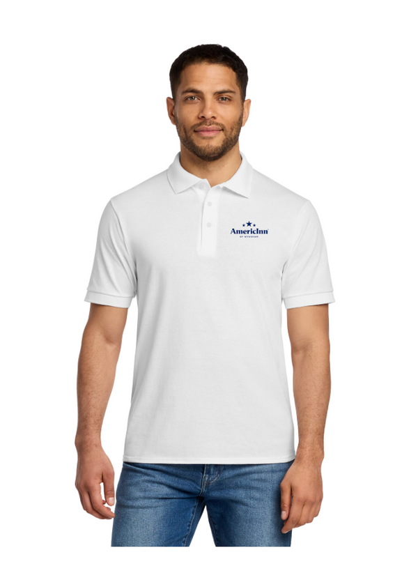 Front Desk Polo In White