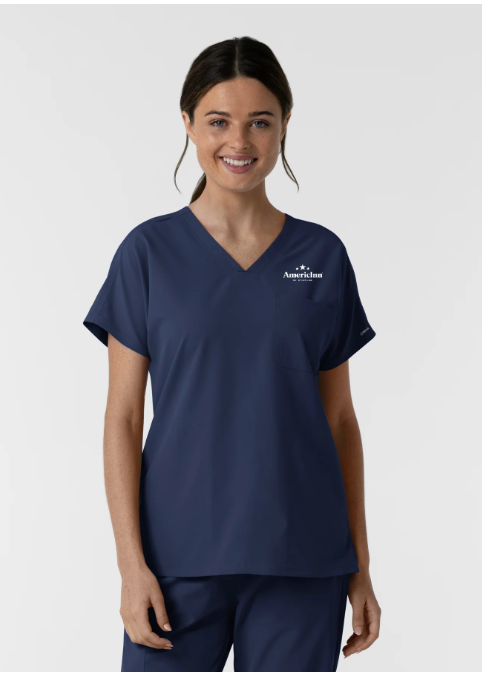 House Keeping Top in with embroidered logo