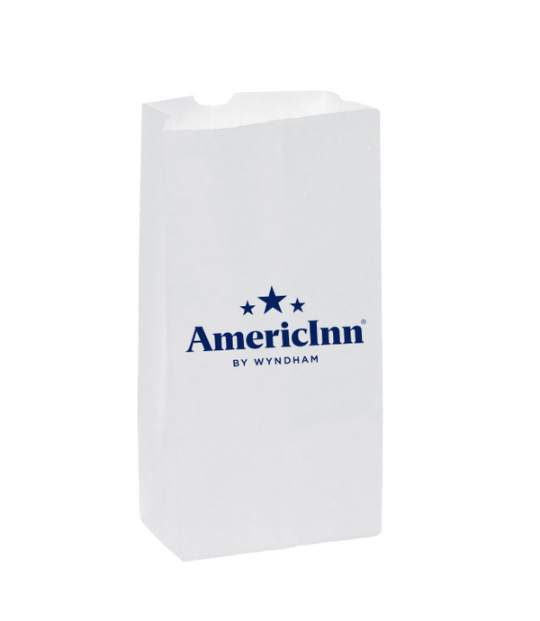 White Popcorn Bag