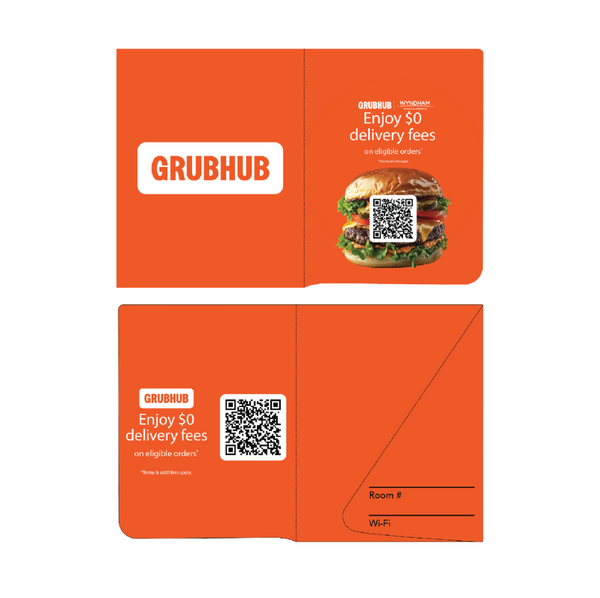 Wyndham + Grubhub Hotel Key Card Holder