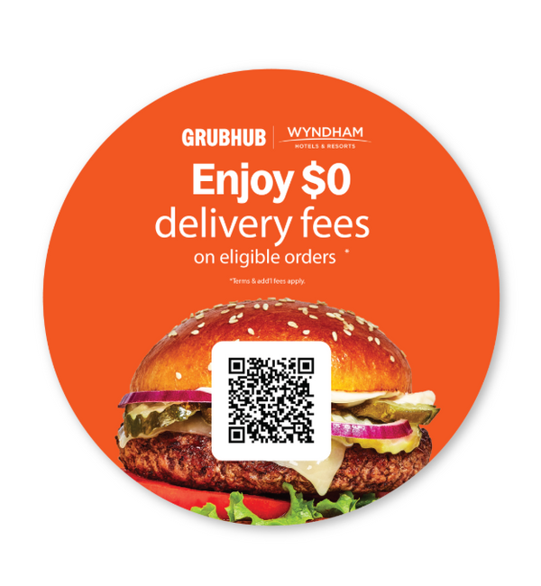 AmericInn Wyndham + Grubhub Mirror Cling