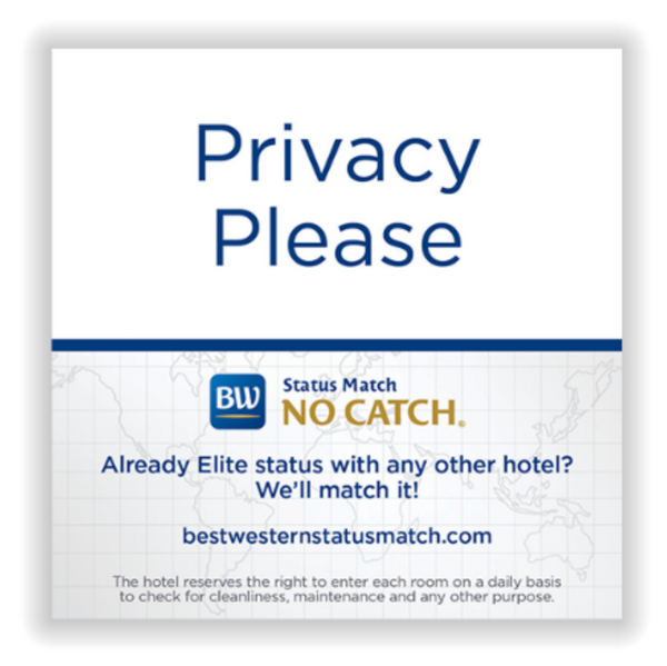 Best Western Privacy Please Magnet
