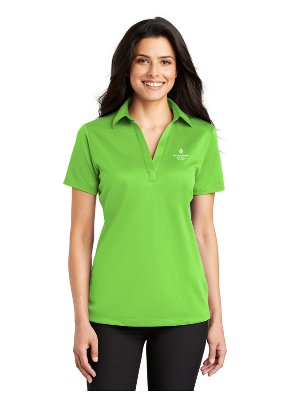 WoodSpring Suites Port Authority Women's Silk Touch Performance Polo