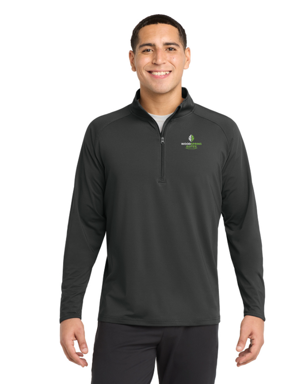 WoodSpring Suites Sport-Tek Sport-Wick Stretch 1/4-Zip Pullover