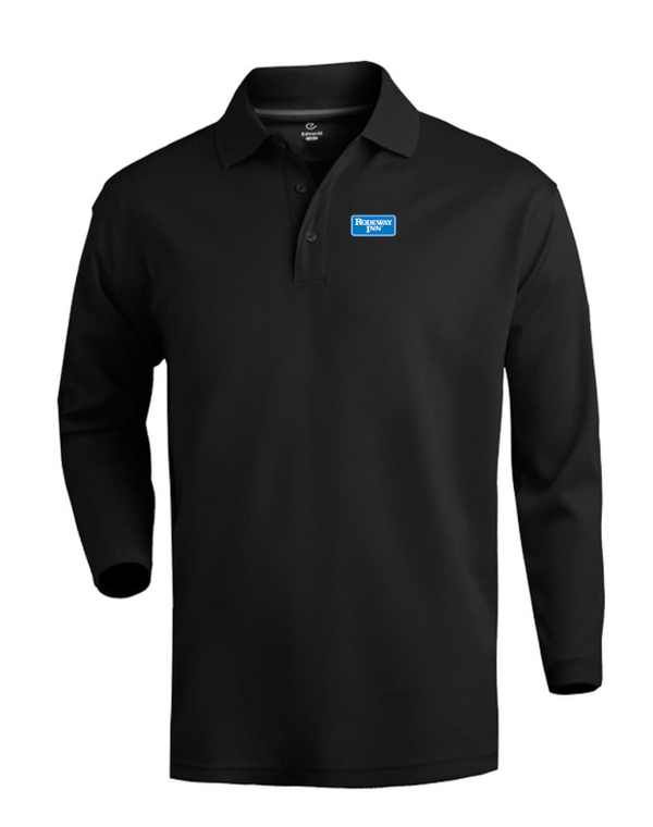 Rodeway Inn Hi Performance Mesh Unisex Long Sleeve Polo