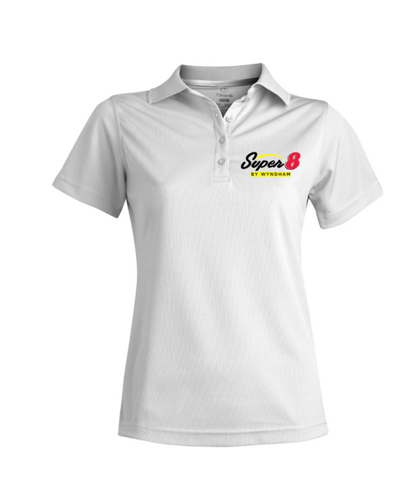 Super 8 Hi Performance Mesh Ladies Polo