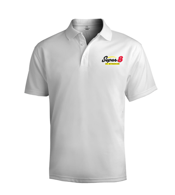 Super 8 Hi Performance Mesh Mens Polo