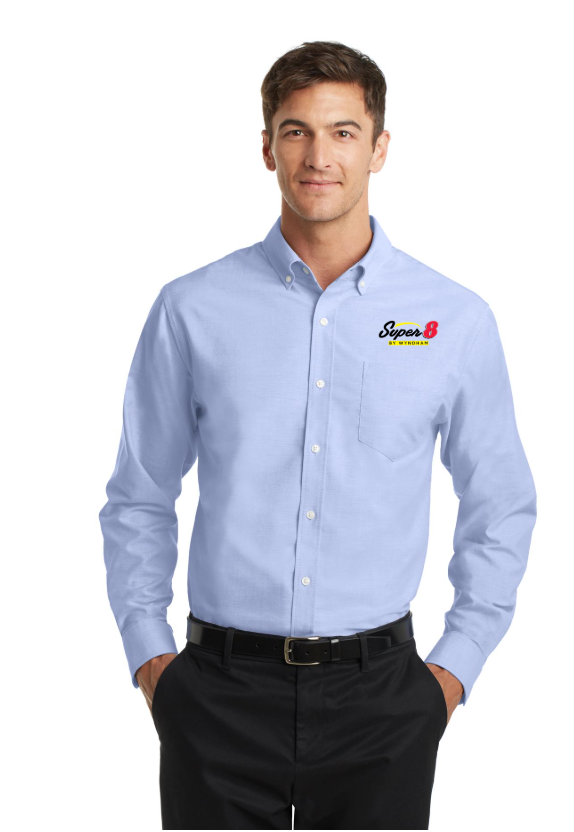 Super 8 Port Authority SuperPro Oxford Shirt